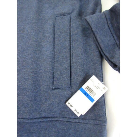 Men's Tommy Bahama full zipper hoodie sweatshirt Heathered Blue Size XL NWT - Picture 6 of 7